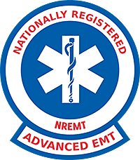 Nationally Registered Advanced EMT (NREMT) badge