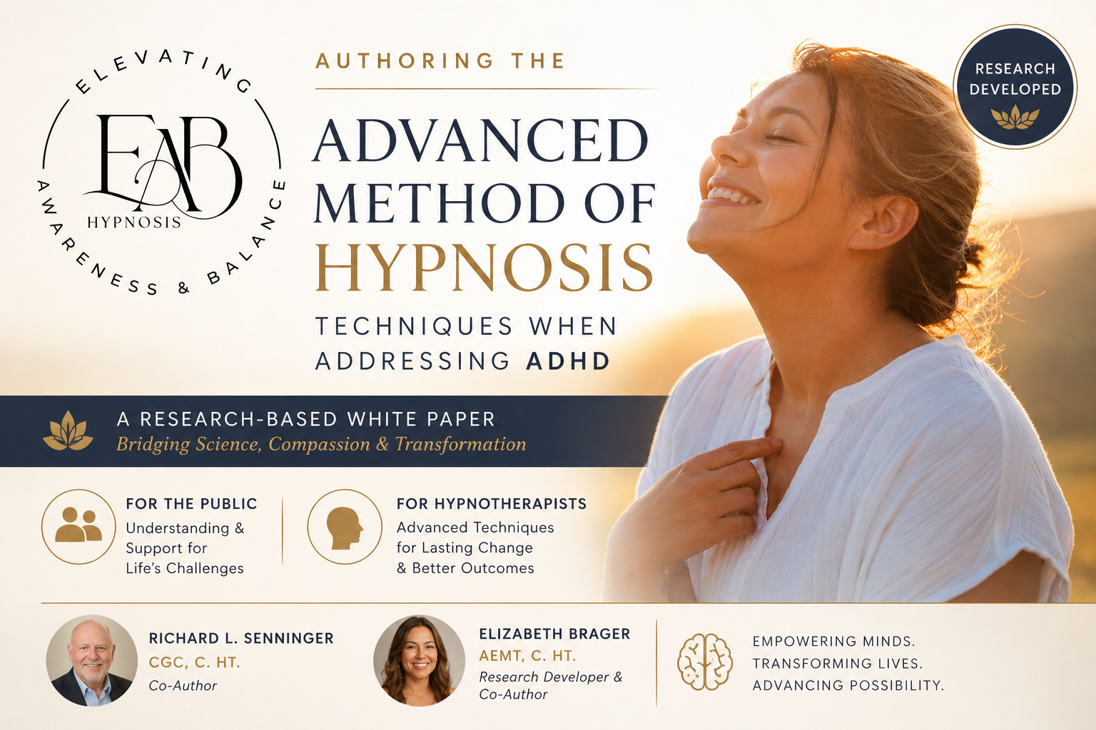 Advanced Method of Hypnosis Techniques When Addressing ADHD — co-authored white paper
